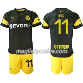 Completo Calcio Borussia Dortmund Reus 11 Bambino Divisa Trasferta 2018/2019